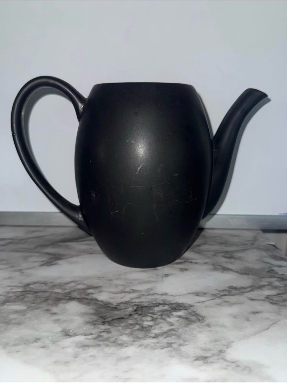Source Unknown Black Matte Teapot